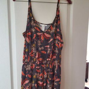 Women's Navy Romper with Pockets